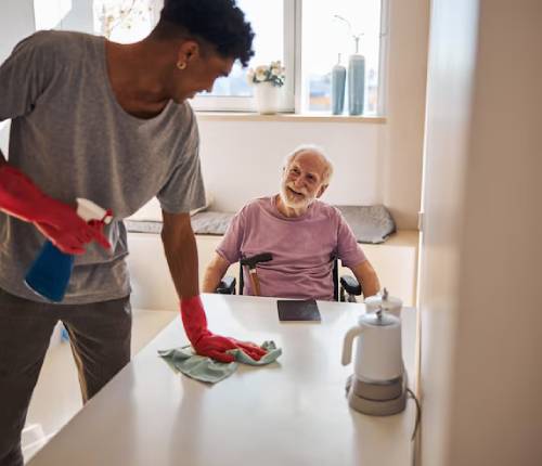 NDIS household assistance for cleaning and chores