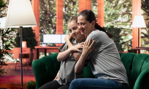 Happy family bonding with NDIS Mental Health Support at home