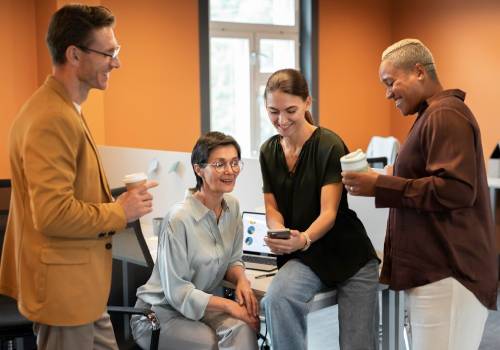 NDIS Providers discussing support plans with participants